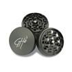 Large Size 63mm Gun Gray  Hard Top Five-Piece Herb Grinder