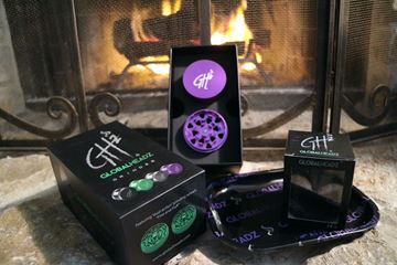 Large Size 63mm Ultraviolet Five-Piece Herb Grinder